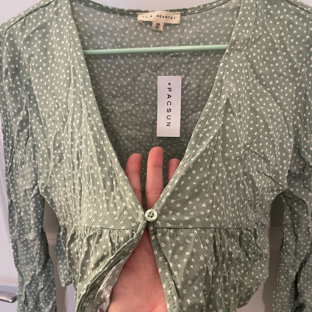 NWT PacSun Cropped Long Sleeve